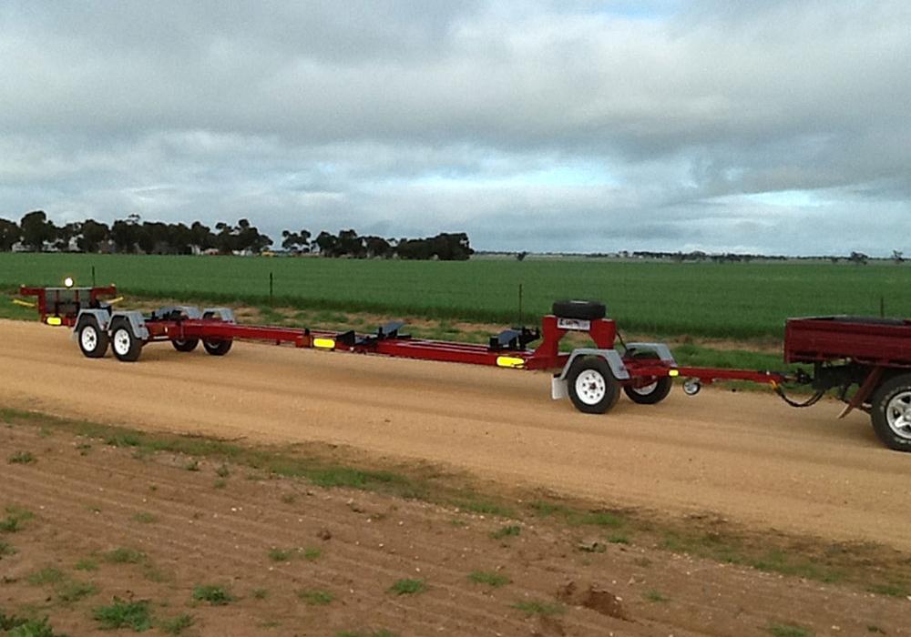 Standard D1 windrower trailer
