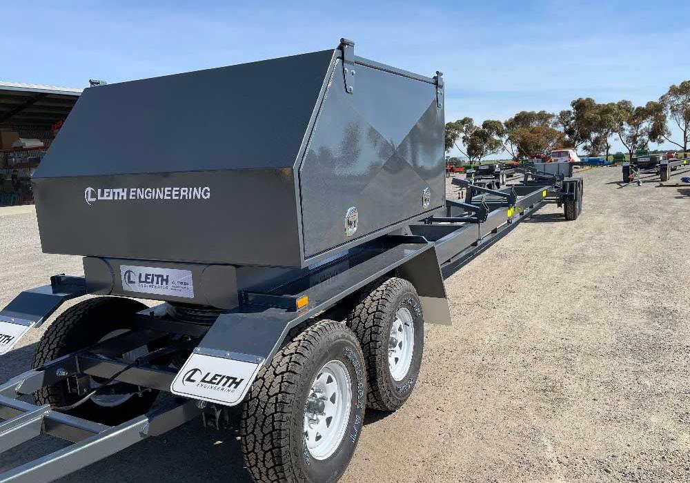 Comb and windrower trailer extras by Leith Engineering