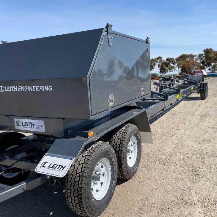 Comb and windrower trailer extras by Leith Engineering